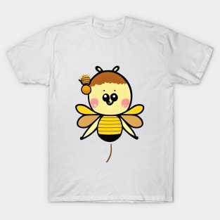 Cute, Funny, Kawaii Honey Bee T-Shirt